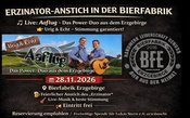 Bierfabrik Erzgebirge - ERZINATOR-ANSTICH – mit dem Duo “Aaflug”