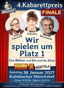 4. Mönchshof Kabarettpreis-Finale mit 3 Künstler/innen an einem Abend!