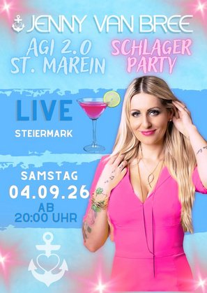 Jenny van Bree live - Schlagerparty Agi 2.0 - St. Marein im Mürztal - Steiermark