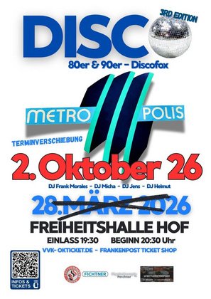 METROPOLIS Revival Disco (3rd Edition)