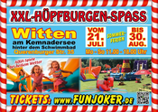 FUN JOKER‘s XXL-HÜPFBURGEN-SPASS vom 21.7. - 30.8.2026 in Witten