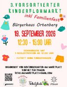 3. Vorsortierter Kinderflohmarkt inkl. großem Familienfest