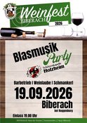 Weinfest 2026 - Party mit der Schützenkapelle Holzheim