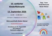 13. sortierten Kinderflohmarkt