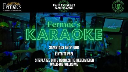 Full Contact KARAOKE at Fermac's Irish Pub
