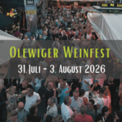 76. OLEWIGER WEINFEST Blesius Garten Bühne