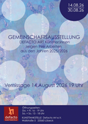 Gemeinschaftsausstellung „Einblicke“: Defacto Art präsentiert aktuelle Werke der Kunstschaffenden - Vernissage