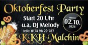 OKTOBERFEST PARTY im KKH Malchin