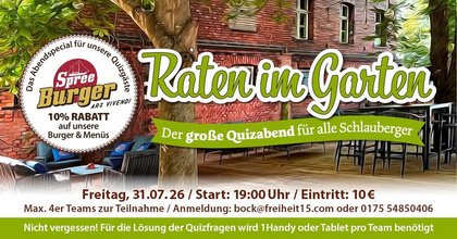 Raten im Garten