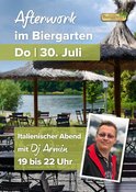 AFTERWORK im Biergarten || Italo-Hits mit DJ ARMIN