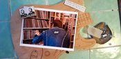 Betreutes Trinken mit Schallplatten im Biergarten
