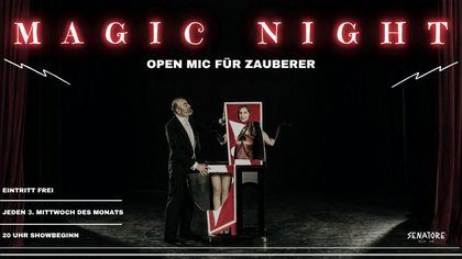 MAGIC NIGHT - Open Mic für Zauberer (Eintritt frei)