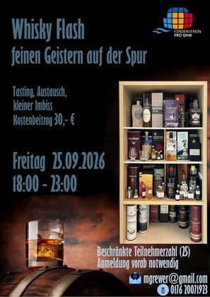 Whisky Flash - präsentiert vom Förderverein pro GHW