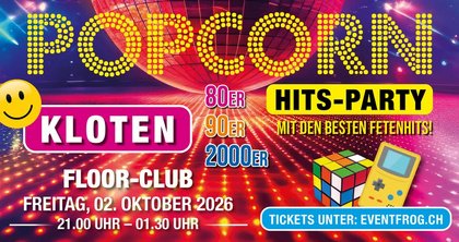 POPCORN Hits-Party mit DJ Maik Wisler