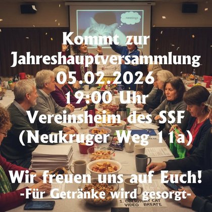 Jahreshauptversammlung 2026 der Siedlergemeinschaft Schuby