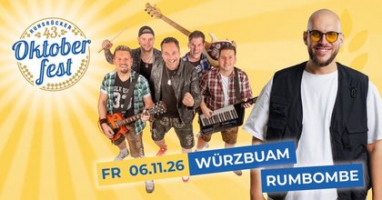 43. Hunsrücker Oktoberfest | Würzbuam & Rumbombe