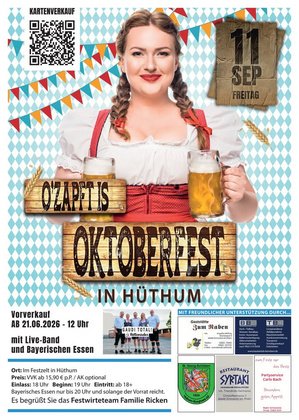 Oktoberfest Hüthum 2026
