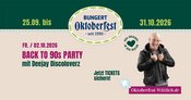 Oktoberfest Wittlich - Back to 90s Party mit Deejay Discoloverz