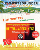 Riot Writers – Heiter bis Apokalypse (Emmertsgrunder Kultursommer)