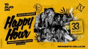 33 JAHRE INKOGNITO - SA. 15.08. HAPPY HOUR - 2 FÜR 1 ALL NIGHT LONG