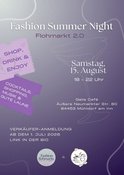 Fashion Summer Night. Flohmarkt 2.0