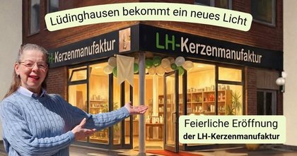 Feierliche Eröffnung der LH-Kerzenmanufaktur zum Stadtfest Lüdinghausen