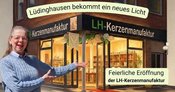 Feierliche Eröffnung der LH-Kerzenmanufaktur zum Stadtfest Lüdinghausen