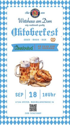 O’zapft is! Die große Oktoberfest-Eröffnung mit Live-Band & DJ – 18.09.2026 ab 18 Uhr