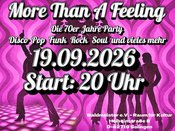 More then a feeling - 70er Party