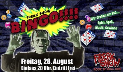 FREAK SHOW-BINGO