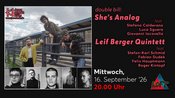 double bill: Leif Berger Quintett & She’s Analog