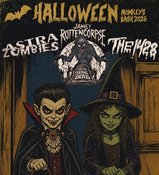 Monkeys Halloween Bash- Live : Astra Zombies + Jamey Rottencorpse & the rising Dead + The 1428