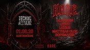 Techno Allianz x KØRE x Schranz Only x art of urban life x Elektroküche Köln
