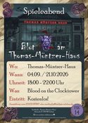 Spieleabend Blut am Thomas-Müntzer-Haus
