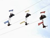 Europas größte Hochseilshow auf dem Volksfest Nürnberg
