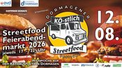 Dormagen köstlich! Der Streetfood-Feierabendmarkt am Mi. 12.8.26