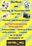 Dorffest des Gartenbauverein Bodenkirchen e.V.