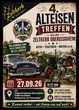 4. Alteisentreffen bei der Zeltkerb Oberissigheim - Oldtimertreffen