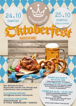 BADISCHES OKTOBERFEST IM KAISER