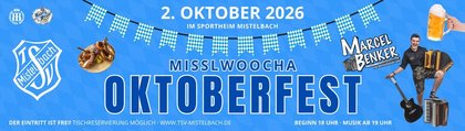 Misslwoocha Oktoberfest mit Marcel Benker