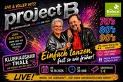 project B - live & voller Hits in der Klubhaus-Bar