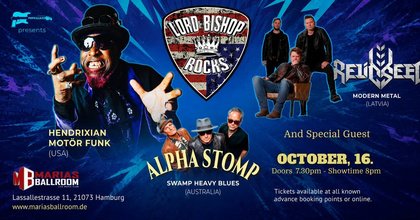 Lord Bishop Rocks - The Musicall Smash Up Festival 2026 + Alpha Stomp + Relicseed