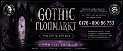 Gothic Flohmarkt am 11.04.2027