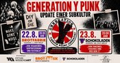 GENERATION Y PUNK – UPDATE EINER SUBKULTUR: „Von Fanzines, Faschos und der Gen-Y“ + Vortrag