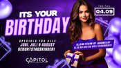 It´s Your Birthday - Specials für unsere Geburtstagskinder