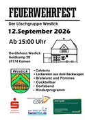 FEUERWEHRFEST DER LÖSCHGRUPPE WESTICK