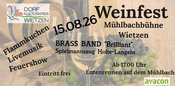 Weinfest Mühlbachbühne Wietzen