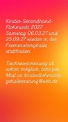 XXL-Kinder-Secondhand-Flohmarkt