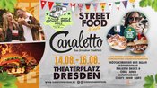 Die Canaletto Street Food Meile 2026 in Dresden