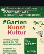 Sommerfest in der alten Gärtnerei Kersten 2026, Osnabrück